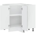 Moderne placard dangle de cuisine lucca sweety meuble bas de cuisine sonoma gris bois ding�nierie 75. ...