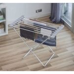 Modezvous etendoir linge interieur pliable electrique sche linge electrique pliable 120 watts 8 barres ...