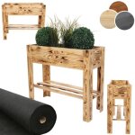 Modo24 carr� potager sur pieds bois de pin bac potager / jardini�re sur pied balcon / terrasse / jardin ...