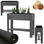 Modo24 carr� potager sur pieds bois de pin bac potager / jardini�re sur pied balcon / terrasse / jardin ...