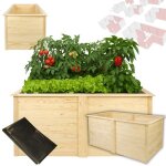 Modo24 zob carr� potager sur�lev� modulable bac potager hauteur 75 cm module de base bois fsc 75x149x79 ...