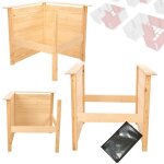 Modo24 zob module additionnel bac potager carr� potager sur�lev� modulable hauteur 75 cm bois fsc 75x79x79 ...