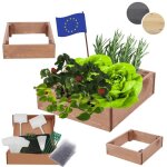 Modo24 zp09 carr� potager sur�lev� en escalier modulable bois de pin herbes / l�gumes jardin / terrasse ...