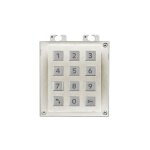 Module clavier interphone - 2n - 9155031 - gris - compatible 2n helios ip verso - entr�e de porte