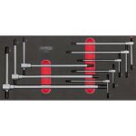 Module de clés mâles 6 pans à poignée en t 8 pièces ks tools 713. 5017 Module de clés mâles 6 pans à poignée en t 8 pièces ks tools 713. 5017