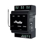 Module contr�leur shelly pour rail din avec 3 relais z - wave 110 / 240v ac 3x16a