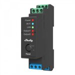Module rail din 2 canaux contact sec wifi version pro - shelly Module rail din 2 canaux contact sec wifi version pro - shelly