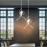 Mogod lot de 2 suspension lampe intérieur design rétro lustre plafonnier en fer blanche Mogod lot de 2 suspension lampe intérieur design rétro lustre plafonnier en fer blanche
