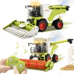Moissonneuse - batteuse t�l�command�e rc tracteur telecommand� enfanttracteur moissonneuse de ferme avec ...