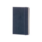Carnet - moleskine - classic pocket - 96 pages - couverture bleu saphir - papier ivoire uni