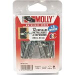 Molly lot de 16 chevilles - 4x46 mm + vis