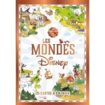 Livre de coloriages - disney - les mondes disney - 25 pages - anti - stress - collection disney