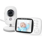 Moniteur b�b� 2nlf babyphone cam�ra vid�o b�b� surveillance num�rique sans fil avec 3. 2 inches lcd vox ...