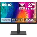 Moniteur benq pd2706qn 27 led ips qhd 100hz - usb - c - haut - parleurs - ajustable - pantone valid