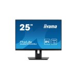 Ecran iiyama 25 ips 4ms 16:10 1920x1200 vga hdmi displayport hub usb (2x2. 0) 15cm pied rglable en hauteur ...