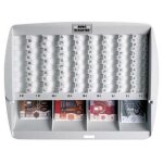 Monnayeur euro - burg wchter - ze 300 - compatible caissettes business 7300 et office 2307 - a cl - ...