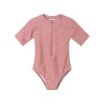 Monn�ka maillot de bain b�b� et enfant une pi�ce whale pink 2 � 3 ans