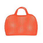 Monn�ka sac de plage filet en plastique recyclable cerise