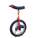 Monocycle - funsport - unlimited - 16 pouces - rouge - pour débutants Monocycle - funsport - unlimited - 16 pouces - rouge - pour débutants