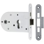 Serrure � larder - bricard - 2500021 - axe 110 mm - entraxe 60 mm - t�ti�re 140x25x3 mm