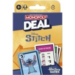 Monopoly deal stitch jeu de cartes rapide 15 min hasbro games ds 8 ans