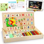 Montessori bo�te dapprentissage de math magn�tique jouets educatifs scientifiques tableau en bois avec ...