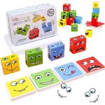 Montessori interactif emoji blocexpressions en bois matching block puzzlescubes face change cube jeuconstructi ... Montessori interactif emoji blocexpressions en bois matching block puzzlescubes face change cube jeuconstructi ...