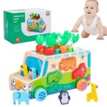 Jouet montessori - non spcifi - 7 en 1 - magntique - ducatif - bois naturel