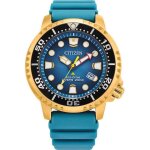 Montre - acierpolyur�thane thermoplastique bleu ciel - citizen - bn0162 - 02x