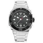 Montre alpina - hommes - al - 525g3ve6b - argent acier inoxydable - 40 mm - gris - bracelet acier - 30 ...