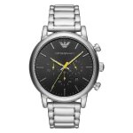 Montre - armani - ar11324 - acier inoxydable - noir -  46 mm