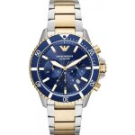 Montre - armani - ar11362 - acier inoxydable - tanchit 10 atm - cadran bleu
