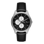 Montre armani exchange - hommes - ax1872 - noir cuir - 42mm - 5 bar