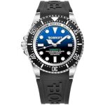 Montre automatique pour homme bobroff bf0003i - bfstn - bracelet en silicone - bleu - 44mm Montre automatique pour homme bobroff bf0003i - bfstn - bracelet en silicone - bleu - 44mm