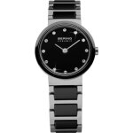 Montre bering cramique 10725 - 742 - extra plate acier femme - verre saphir