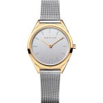 Montre - bering - montre femme bering acier doré - bracelet maille milanaise - 31mm - chic Montre - bering - montre femme bering acier doré - bracelet maille milanaise - 31mm - chic