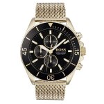Montre boss 1513703 chronographe or