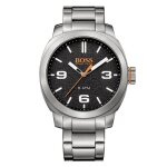 Montre - boss orange - acier - orange - analogique - chic