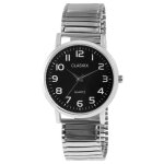 Montre - clasixx xenia - bo�tier 39 mm - bracelet acier inoxydable extensible - mouvement quartz