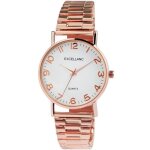 Montre bracelet lastique classique metal inoxydable qualit superbe analogique marque excellanc mouvement ...