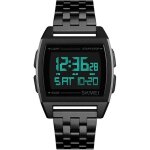 Montre bracelet es digital multifonction pour homme montres calendrier sport carreacutee montres led ...