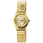 Montre - excellanc - ex0260 - dor� - acier inoxydable extensible - quartz