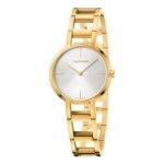 Montre - bracelet femme calvin klein cheers - k8n23546 - quartz - dor� - acier