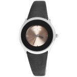Montre - bracelet femme - elite - mod�le classique - 32 mm - quartz - bracelet simili cuir noir