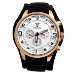 Montre bracelet poignet homme noir blanc cuivre relief chic original ide cadeau look aventurier