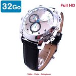 Montre cam�ra espion - cyber express electronics - full hd 1080p - 32 go - etanche