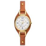 Montre - carlie - femme - cuir cologique - analogique - ronde