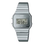 Montre - casio - a700wev - 7aef - acier inoxydable - argent - digital