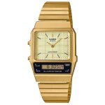 Montre - casio - aq - mixte - dor� - quartz - digital