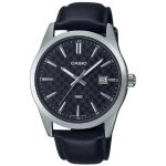 Montre - casio - mtp - vd03l - 1a - cuir noir - quartz - Étanchéité légère Montre - casio - mtp - vd03l - 1a - cuir noir - quartz - Étanchéité légère